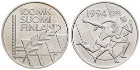 Finland. 10 markka. 1994. P-M. (Km-78). Ag. 24,05 g. UNC. Est...20,00.