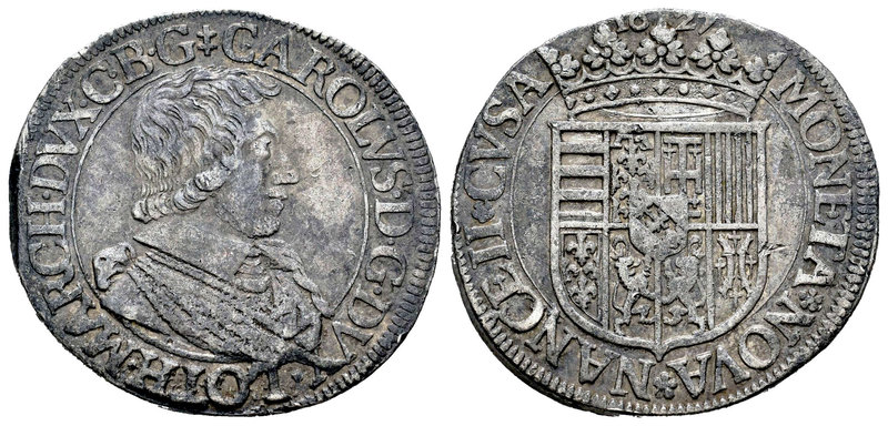 France. Charles IV. Testón. 1627. Nancy. (Frankreich-Lothringen). (Km-45). 8,67 ...