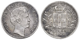 Greece. Otto I. 1 dracma. 1832. (Km-15). Ag. 4,38 g. Scarce. VF. Est...140,00.