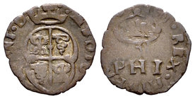 Italy. Philip IV. 1 sesino. Milano. (Vti-2). (Mir-375). 0,80 g. Choice VF. Est...40,00.