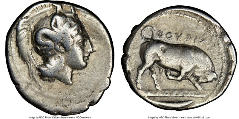 LUCANIA. Thurium. Ca. 410-350 BC. AR Stater (21mm, 10h). NGC Choice Fine. Head o...