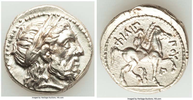 MACEDONIAN KINGDOM. Philip II (359-336 BC). AR tetradrachm (24mm, 14.53 gm, 11h)...