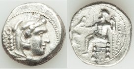 MACEDONIAN KINGDOM. Alexander III the Great (336-323 BC). AR tetradrachm (25mm, 16.80 gm, 11h). XF, porosity. Lifetime or early posthumous issue of Da...