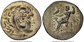 MOESIA. Dionysopolis. Ca. 225-190 BC. AR tetradrachm (30mm, 16.19 gm, 6h). NGC AU 4/5 - 3/5, light scratches. Late posthumous issue in the name and ty...