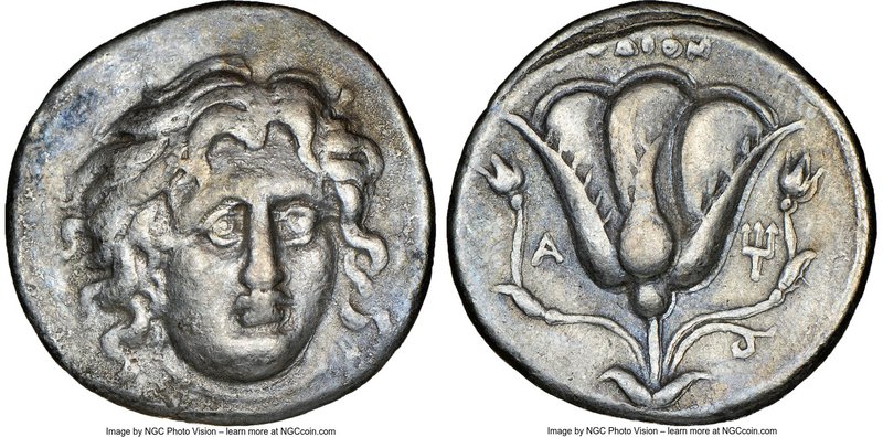 CARIAN ISLANDS. Rhodes. Ca. 305-275 BC. AR didrachm (20mm, 11h). NGC VF. Head of...