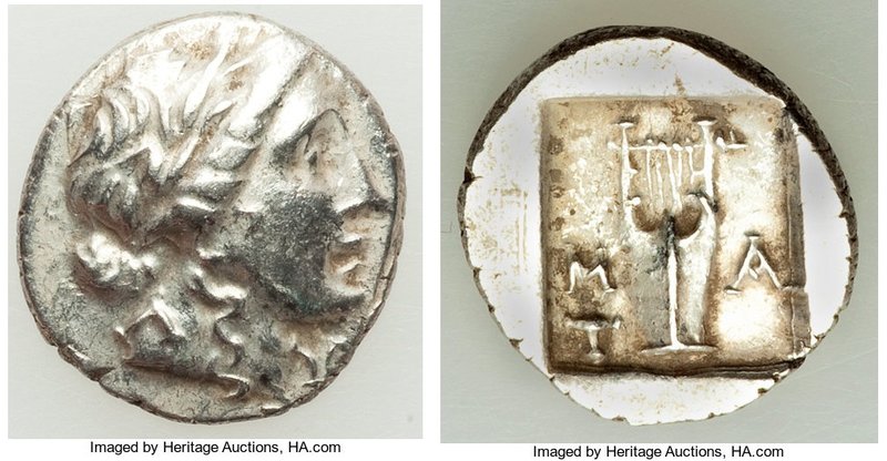 LYCIAN LEAGUE. Masicytes. Ca. 48-20 BC. AR hemidrachm (14mm, 2.06 gm, 1h). About...