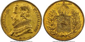 Pedro II gold 20000 Reis 1849 AU50 NGC, KM461. AGW 0.5286 oz.

HID09801242017