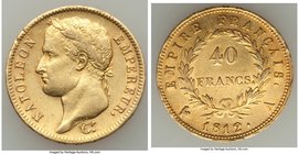 Napoleon gold 40 Francs 1812-A XF, Paris mint, KM696.1. AGW 0.3743 oz.

HID09801242017