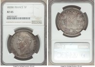 Charles X 5 Francs 1828-K XF45 NGC, Bordeaux mint, KM728.7.

HID09801242017