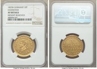 Hannover. George IV gold 10 Taler 1825-B XF Details (Mount Removed) NGC, Hannover mint, KM133.

HID09801242017