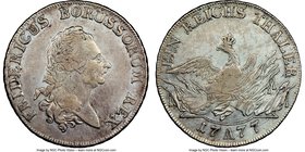 Prussia. Friedrich II Taler 1777-A VF30 NGC, Berlin mint, KM332.1, Dav-2590. Conservatively graded with bold legends, weak centers, light gray and lav...