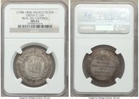 Charles IV silver Real de Catorce Proclamation Medal ND (1789) MS63 NGC, Grove-C169. Rare medal.

HID09801242017