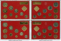 USSR 8-piece Lot of Uncertified Assorted Mint Sets UNC, Leningrad mint. 8-Piece Lot of Uncertified USSR Mint Sets as follows: 3-1974, 2-1978, 2-1979 a...