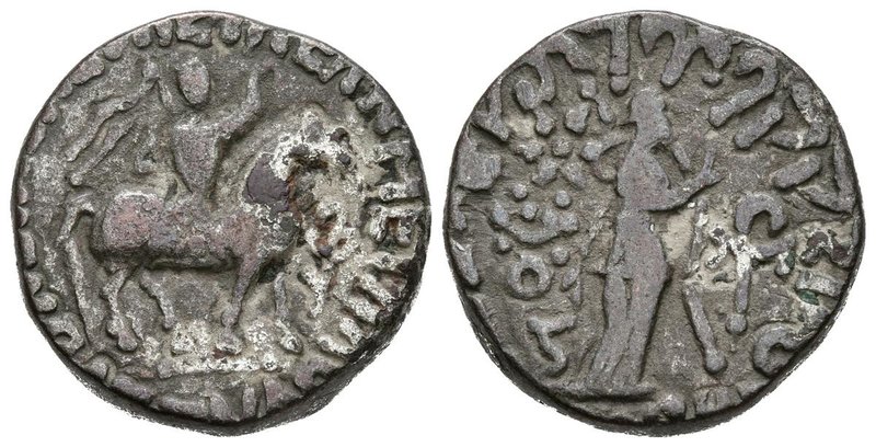 INDO-ESCITAS, Aspavarma. Tetradracma. (Ve. 9,60g/19mm). 5-35 a.C. Taxilia. (Mitc...
