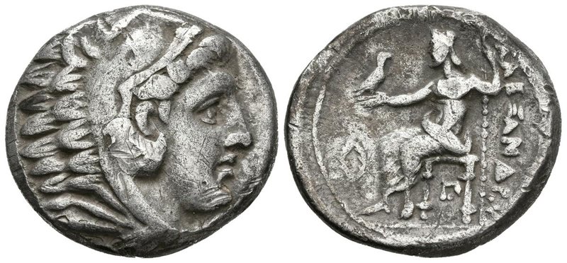 REINO DE MACEDONIA. Alejandro III. Tetradracma. 320-317 a.C. Amphipolis. A/ Cabe...