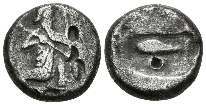 REYES DE PERSIA, tiempo de Darios I a Xerxes II. Siglos. (Ar. 5,28g/14mm). 485-4...