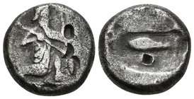 REYES DE PERSIA, tiempo de Darios I a Xerxes II. Siglos. (Ar. 5,28g/14mm). 485-420 a.C. Sardes. (Carradice Type IIIb; BMC Arabia pl. XXIV, 17). MBC. C...