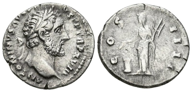 ANTONINO PIO. Denario. 138-161 d.C. Roma. A/ Cabeza laureada a derecha. ANTONINV...