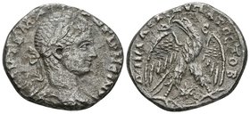 HELIOGABALO. Tetradracma. (Ar. 10,46g/24mm). 218-222 d.C. Antioquía. (Sear 3096). MBC.