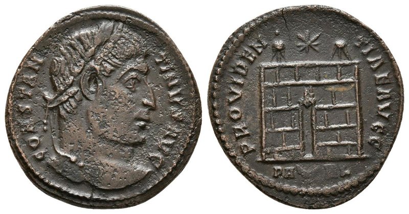 CONSTANTINO I. Follis. (Ae. 2,47g/19mm). 307-337 d.C. ¿Arelate?. (RIC no cita). ...