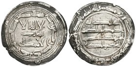 EMIRATO INDEPENDIENTE. Abd Al-Rahman I. Dirham. 161 H. Al-Andalus. Vives 59; Miles 52. Ar. 2,62g. MBC+.