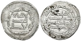 EMIRATO INDEPENDIENTE. Abd Al-Rahman I. Dirham. 165 H. Al-Andalus. Vives 63; Miles 56. Ar. 2,57g. EBC-.