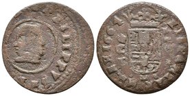 FELIPE IV. 16 Maravedís. 1664. Córdoba T. Cal-1286; J.S. M-71. Ae. 3,42g. BC.