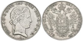 AUSTRIA. Ferdinand I. Taler. 1848. Viena A. J. 246; Dav. 14. Ar. 28,03g. MBC+.