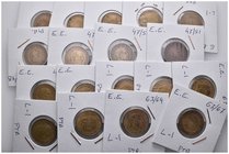 ESTADO ESPAÑOL. Lote compuesto por 18 monedas de 1 Peseta, conteniendo los años: 1944, 1947 *48-49-50-51-52-53 y 54, 1953 *56-60-61-62 y 63, 1963 *63-...