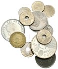 JUAN CARLOS I. Lote compuesto por 20 monedas desde 1975 hasta 1997. Destacando 2000 Pesetas 1994 y serie completa 1980 *80 (sin estuche oficial). MBC-...