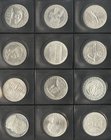 AUSTRIA. Lote compuesto por 20 monedas de 50 Schilling, conteniendo los años 1959, 1963, 1964, 1965, 1966, 1967, 1968, 1969, 1970 (2), 1971, 1972 (2),...