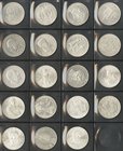 AUSTRIA. Lote compuesto por 19 monedas de 25 Schilling, conteniendo los años 1943, 1955,1956, 1957, 1958, 1959, 1960, 1961, 1962 y 1963. Todos diferen...