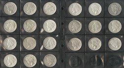 ESTADOS UNIDOS. Lote compuesto por 21 monedas de 1 Dollar, conteniendo los años: 1922, 1922 D, 1922 S, 1923 D, 1923 D, 1924, 1924 S, 1925, 1925 S, 192...