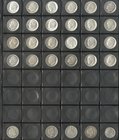ESTADOS UNIDOS. Lote compuesto por 29 monedas de 1 Dime, conteniendo de los años: 1858, 1891, 1898, 1907, 1914, 1940 D, 1946, 1947, 1948, 1948 D, 1951...
