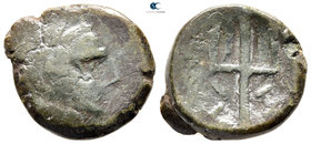 Eastern Europe. Imitating Amphipolis mint issue 150-50 BC. Bronze Æ