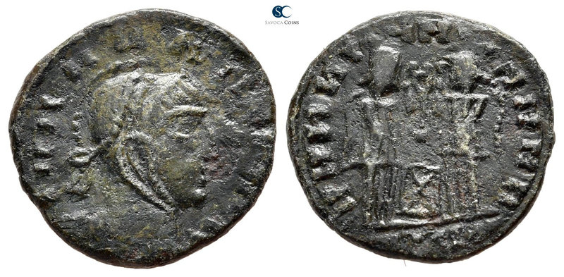 Eastern Europe. Imitation Constantine I Follis AD 330-340. 
Follis AE

15 mm....
