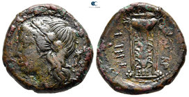 Bruttium. Rhegion 218-213 BC. Bronze Æ