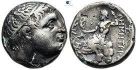 Kings of Macedon. Amphipolis. Demetrios I Poliorketes 306-283 BC. Fourrée Tetradrachm