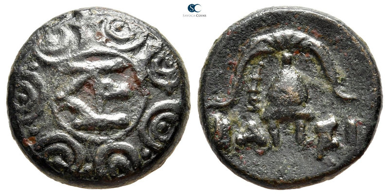 Kings of Macedon. Pella. Demetrios I Poliorketes 306-283 BC. 
Bronze Æ

15 mm...