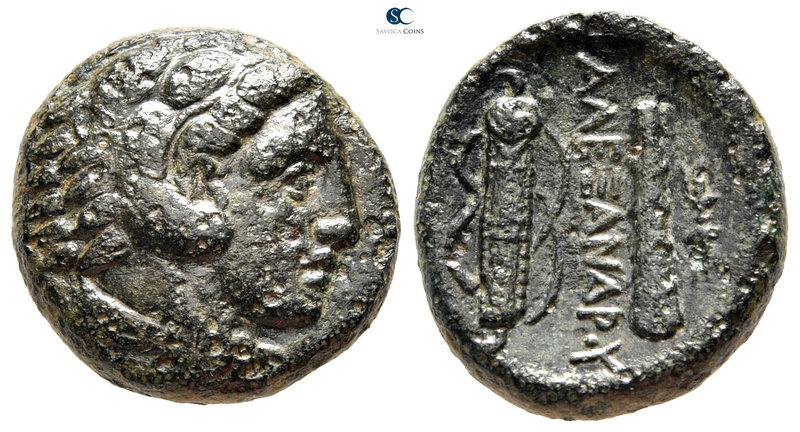 Kings of Macedon. Alexander III "the Great" 336-323 BC. 
Bronze Æ

17 mm., 6,...