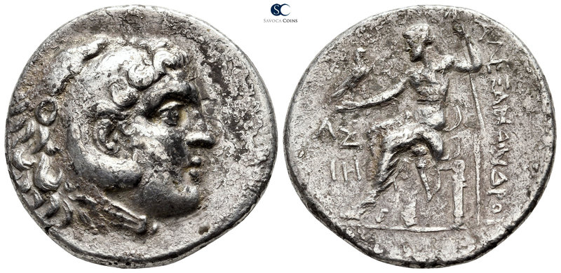 Kings of Macedon. Aspendos. Alexander III "the Great" 336-323 BC. 
Tetradrachm ...