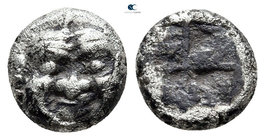 Macedon. Neapolis 500-480 BC. Trihemiobol AR