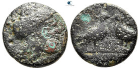 Macedon. Skione 400-350 BC. Bronze Æ