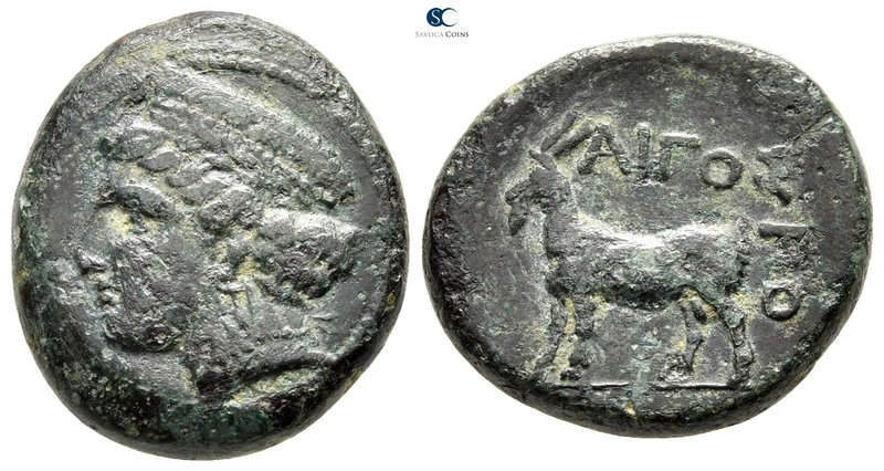 Thrace. Aigospotamoi circa 375-325 BC. 
Bronze Æ

21 mm., 8,56 g.



very...