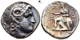 Kings of Thrace. Uncertain mint. Macedonian. Lysimachos 305-281 BC. Fourrée Tetradrachm