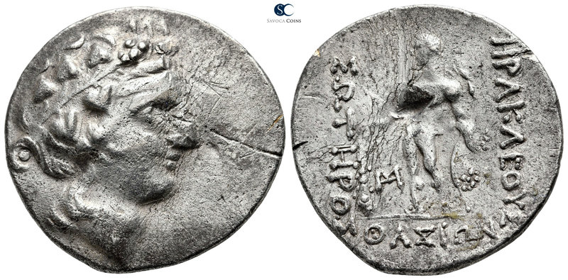 Islands off Thrace. Thasos 90-75 BC. 
Tetradrachm AR

33 mm., 16,33 g.


...