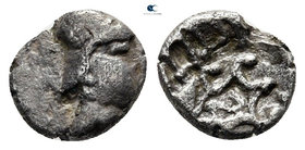 Kings of Scythia. Eucratides Type 100-0 BC. Obol AR