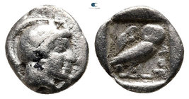 Attica. Athens 475-465 BC. Obol AR