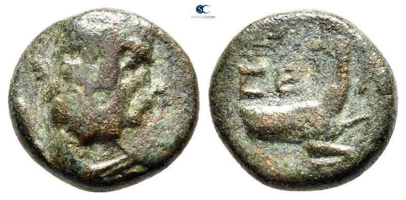 Pisidia. Selge 150-50 BC. 
Bronze Æ

12 mm., 2,25 g.



very fine