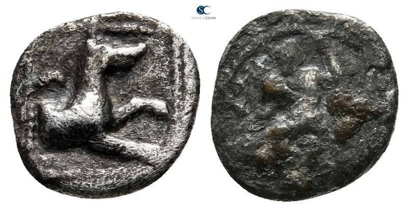 Lycaonia. Laranda after 324 BC. 
Obol AR

10 mm., 0,52 g.



fine